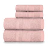 Jogo De Toalha Banhão Master 100% Algodão 4 Peças Gramatura 550 Rosa Cravo