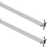 2 Suportes Pia Chumbar Bancada Mesa 60 Cm - Branco