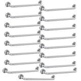 Barra Alça Apoio 50cm Kit 17 Uni Inox Idoso Pcd Cadeirante Acessibilidade Banheiro Box Segurança Suporte Evita Acidente