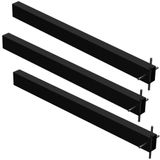 3 Suportes Pia Chumbar Bancada Mesa 40 Cm - Preto