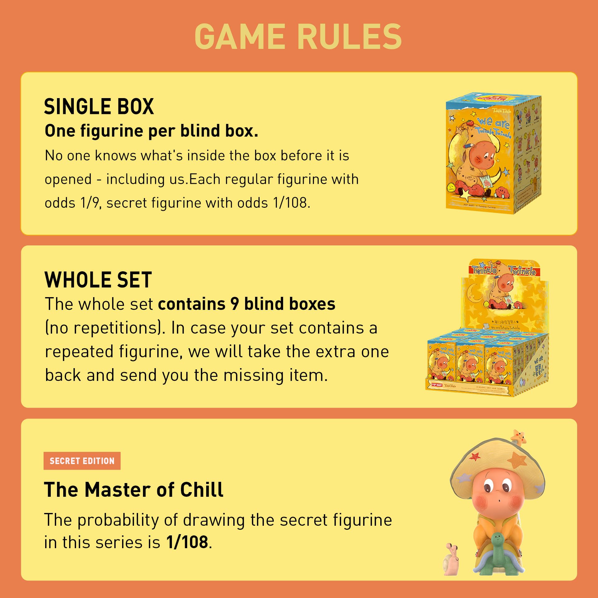 Figura Pop Mart Somos A Série Twinkle Twinkle Para Crianças