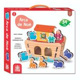 Jogo Arca De Noé Em Madeira- Nig Brinquedos
