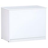 Baú Organizador Multiuso Brinquedos Quarto Closet Encanto Branco