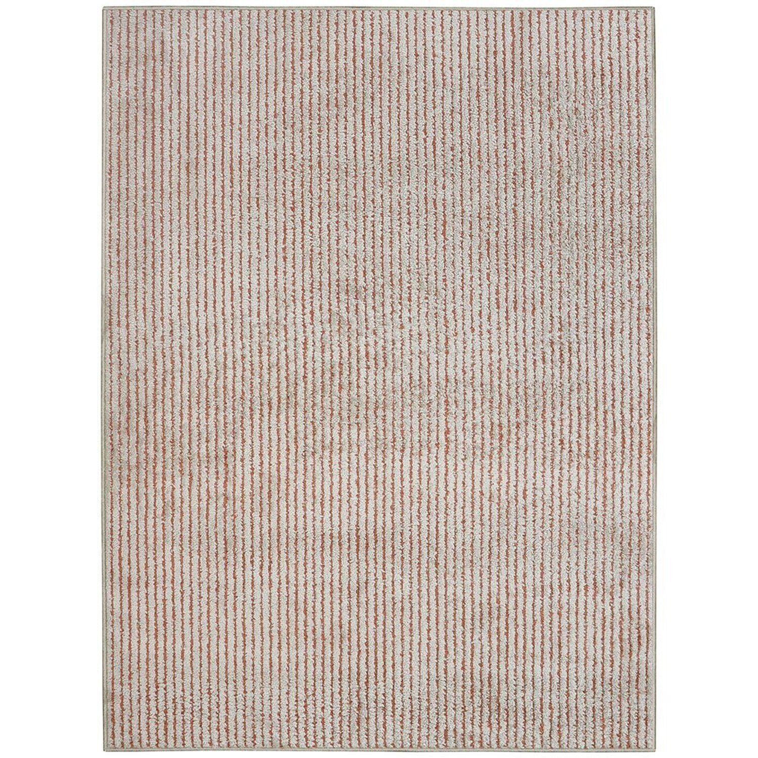 Tapete De Formato Retangular 050cm X 100cm Mariana Coral