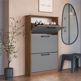 Sapateira Para Quarto 18 Pares Melissa Freijó/cinza