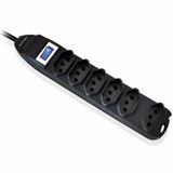 Filtro De Linha 6 Tomadas Linear Preto Wi221