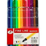 Canetas Coloridas Kit 12 Canetas Cores Ponta Fina 0.4mm Fine