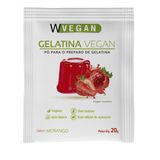 Gelatina Vegan 20g Sabor Morango WVegan