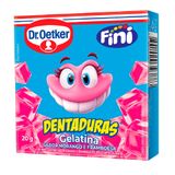 Gelatina Dr. Oetker Fini Dentaduras Sabor Morango E Framboesa 20g