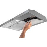 Depurador De Ar Suggar 80cm Slim 3vel Dps181ix Cor Inox 127v