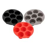 Kit 3 Formas Silicone Para Airfryer Cupcake Antiaderente
