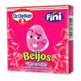 Gelatina Dr. Oetker Fini Beijos Sabor Morango E Nata 20g