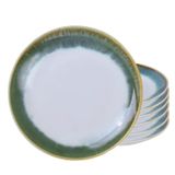Jogo De Pratos Raso Jantar Kit 6 Peças 27cm Le Sentier Verde