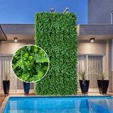 16 Painéis 60x40cm Para Jardim Vertical Artificial Extremamente Denso Rico Em Folhagens Para Área Interna E Externa