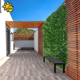 11 Painéis Para Parede Verde Com Plantas Premium 60x40cm Permanentes Realista Com Proteção Uv