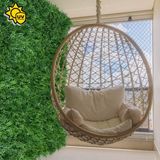 14 Painéis Com Folhagens Artificiais Mistas 60x40cm Linha Luxo Resistência Uv 100% De Cobertura Aparência Real