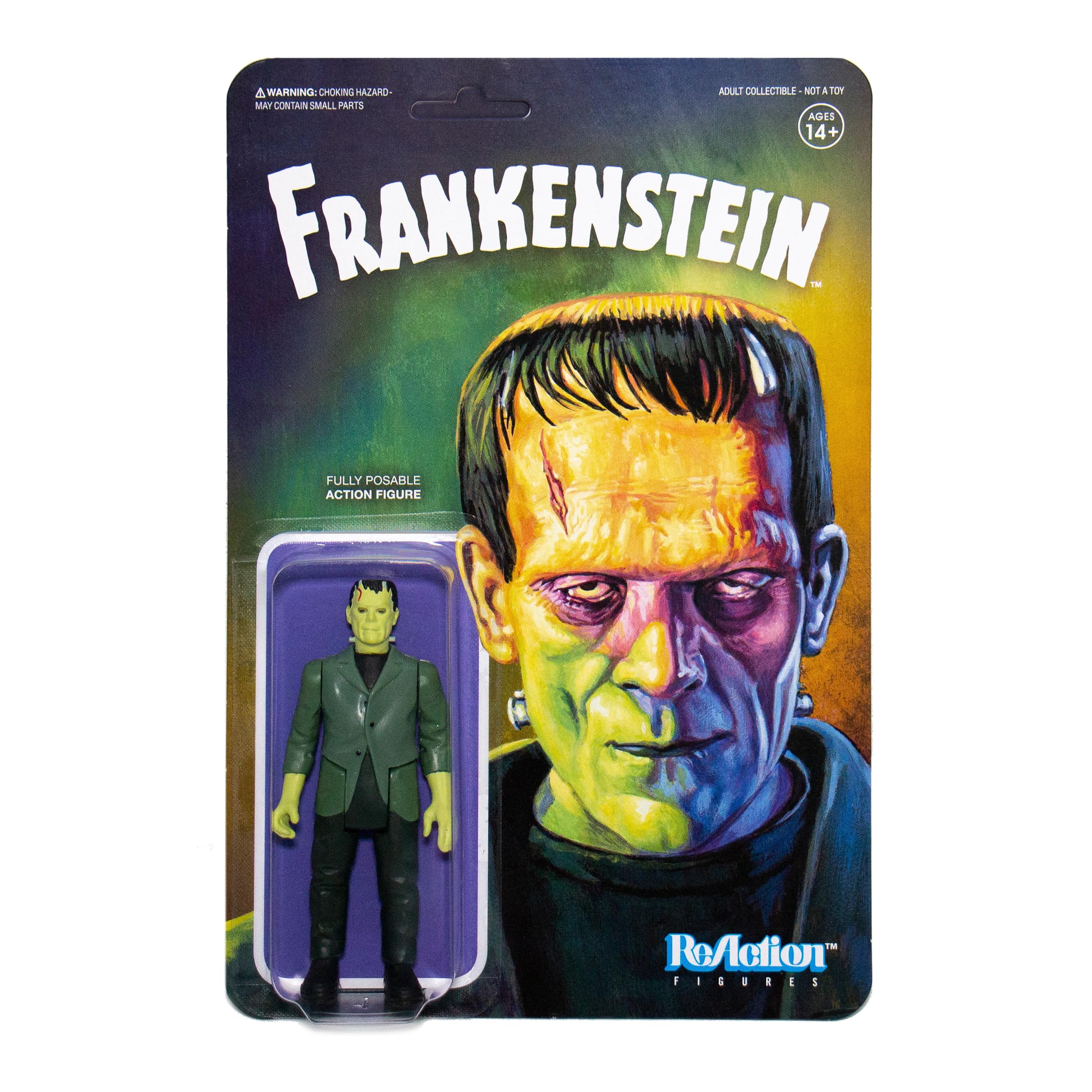 Boneco De Ação Super7 Universal Monsters Frankenstein 9,5 Cm