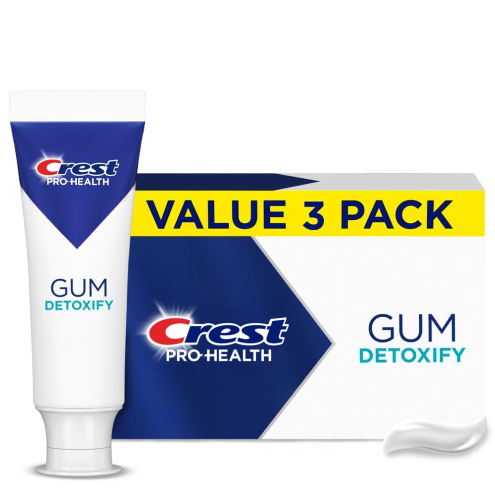 Pasta De Dentes Crest Pro-health Gum Detoxify Deep Clean 140 Ml X 3