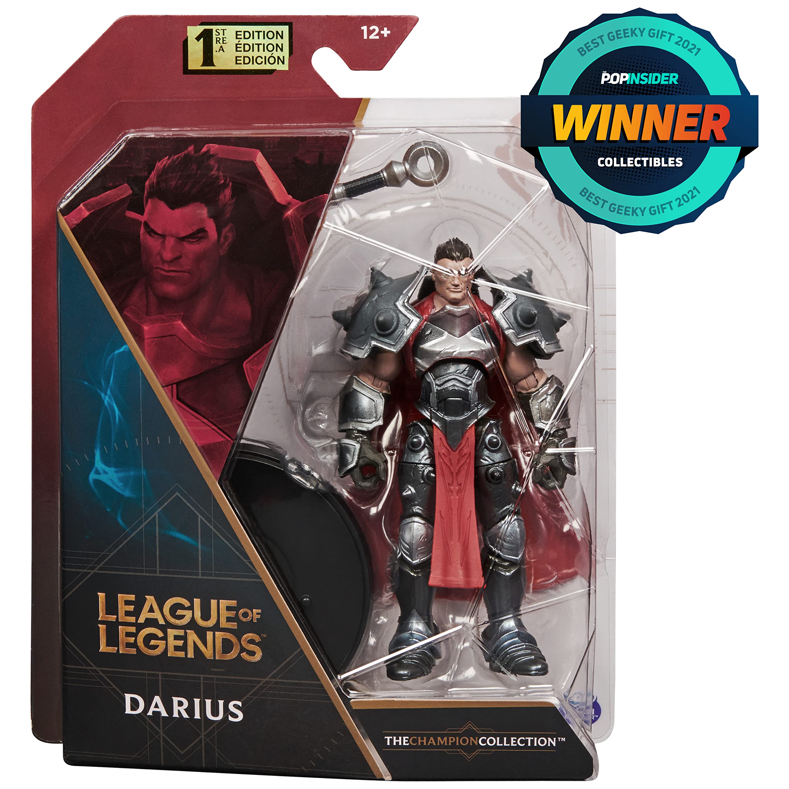 Boneco Colecionável League Of Legends Darius 10cm Com Machado