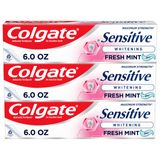 Pasta De Dentes Colgate Whitening Sensitive Teeth, Pacote De 180 Ml X 3