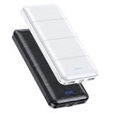 Carregador Portátil Power Bank Loveledi 15000mah, Pacote Com 2 Unidades, Preto E Branco