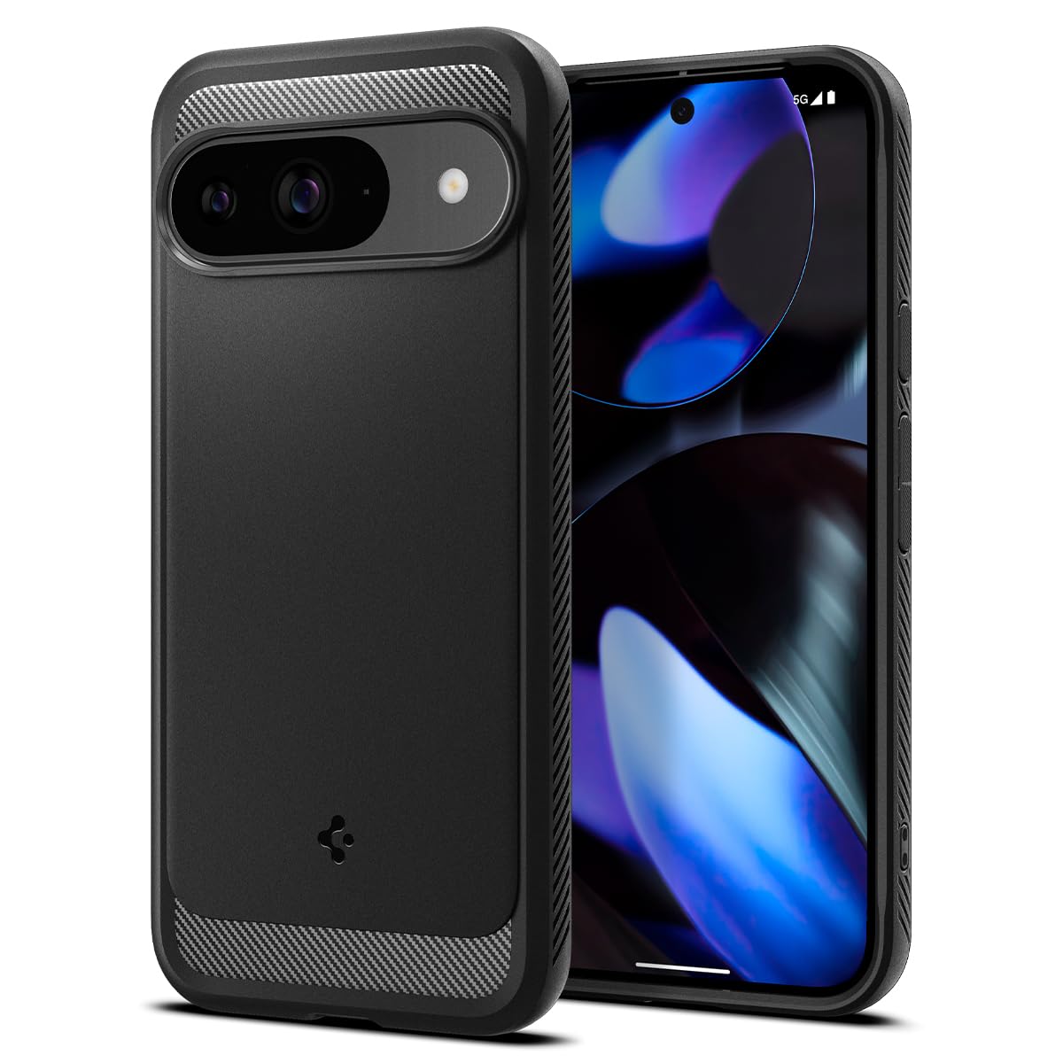 Capa Spigen Rugged Armor Para Pixel 9/pixel 9 Pro (2024) Preta