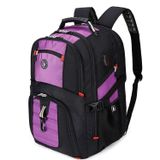 Mochila Shradoo Extra Large Para Laptop De Viagem De 50 L 17" Roxa