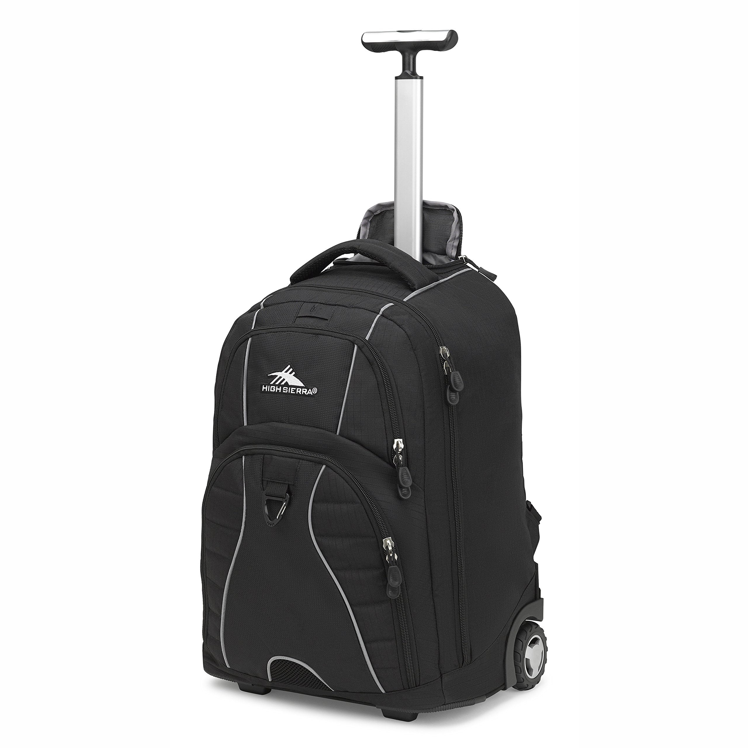 Mochila De Laptop Com Rodas High Sierra Freewheel Preta De 15 Polegadas