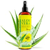 Spray De Aloe Vera Seven Minerals Orgânico Para Corpo E Cabelo 355ml