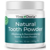 Pó Dental Viva Doria Natural Remineralizante Para Clareamento Dentário