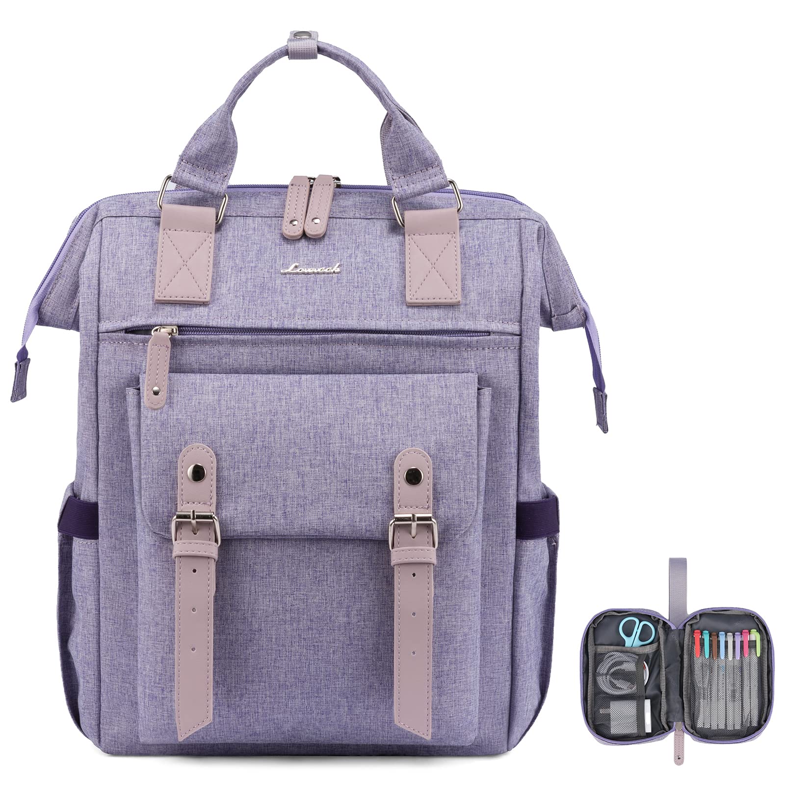 Mochila Para Laptop Lovevook Para Mulheres De 15,6" Com Porta Usb