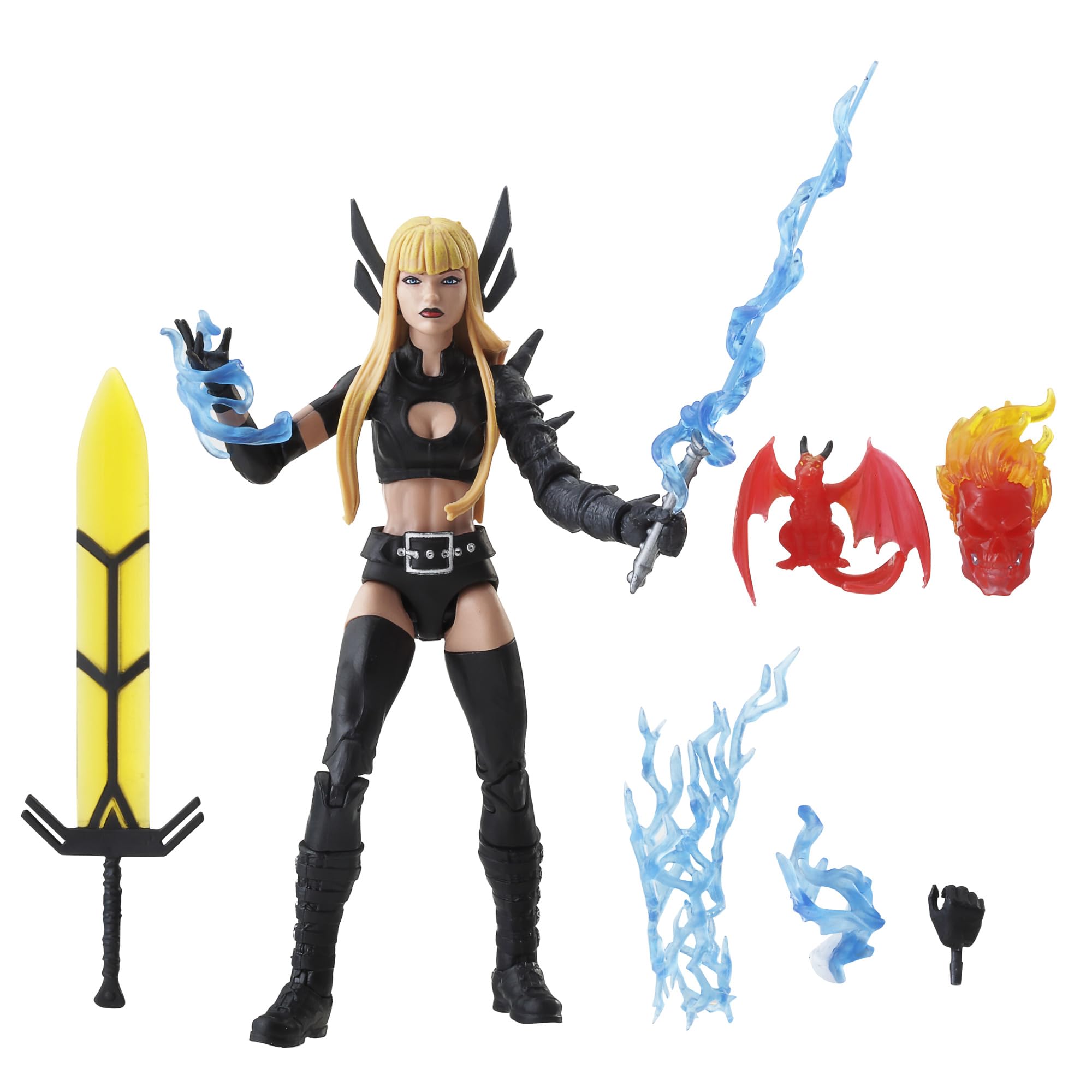 Boneco De Ação Marvel Legends Series Magik De 15 Cm Com Acessórios