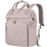 Mochila Para Laptop Empsign 17" Para Mulheres Rosa Repelente De Água