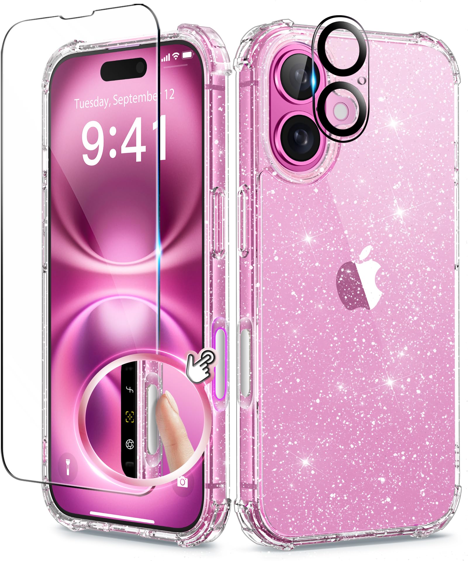 Capa Para Celular Berfy Compatível Com Iphone 16 Plus 6.7"