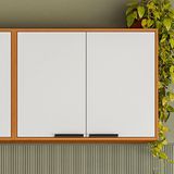 Armario Aéreo 2 Portas 80 Cm 12638 Raven Freijó Off White Pln