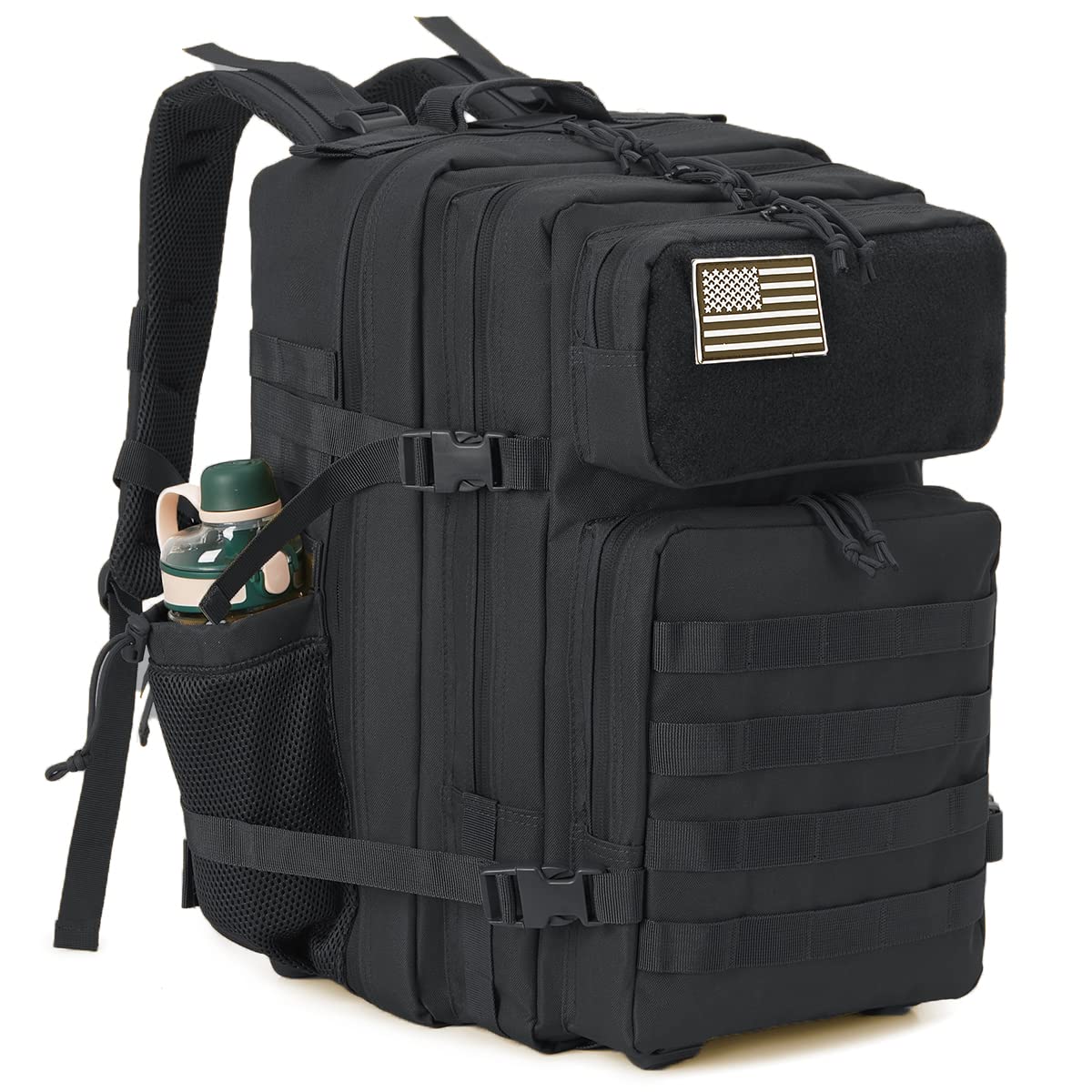 Mochila Tática Qt&amp;qy Military 45l Impermeável Para Homens