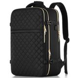 Mochila De Viagem Momuvo Women Flight Approved 17" Para Laptop Preta