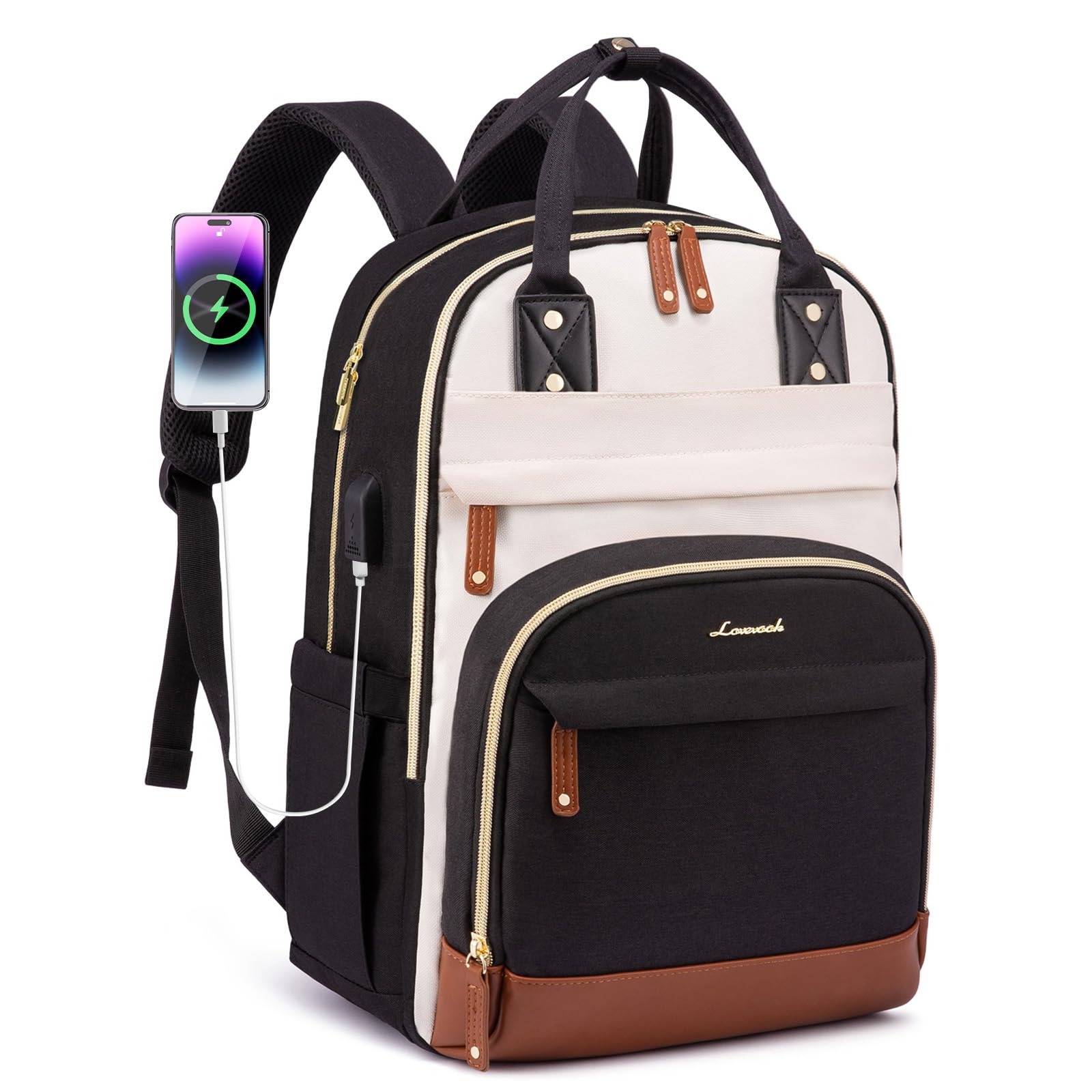 Mochila Lovevook Para Mulheres Serve Para Laptop De 17 Polegadas À Prova D'água