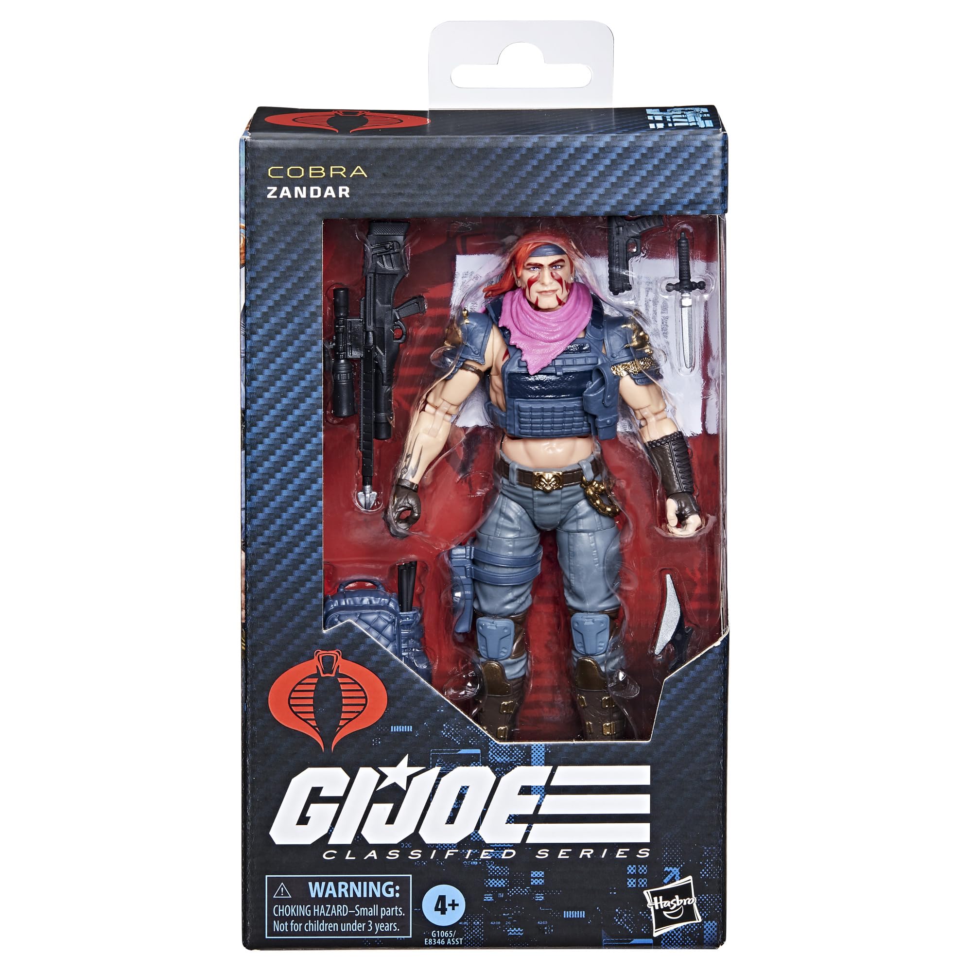 Figura De Ação G.i. Joe Classified Series #146 Dreadnok Zandar