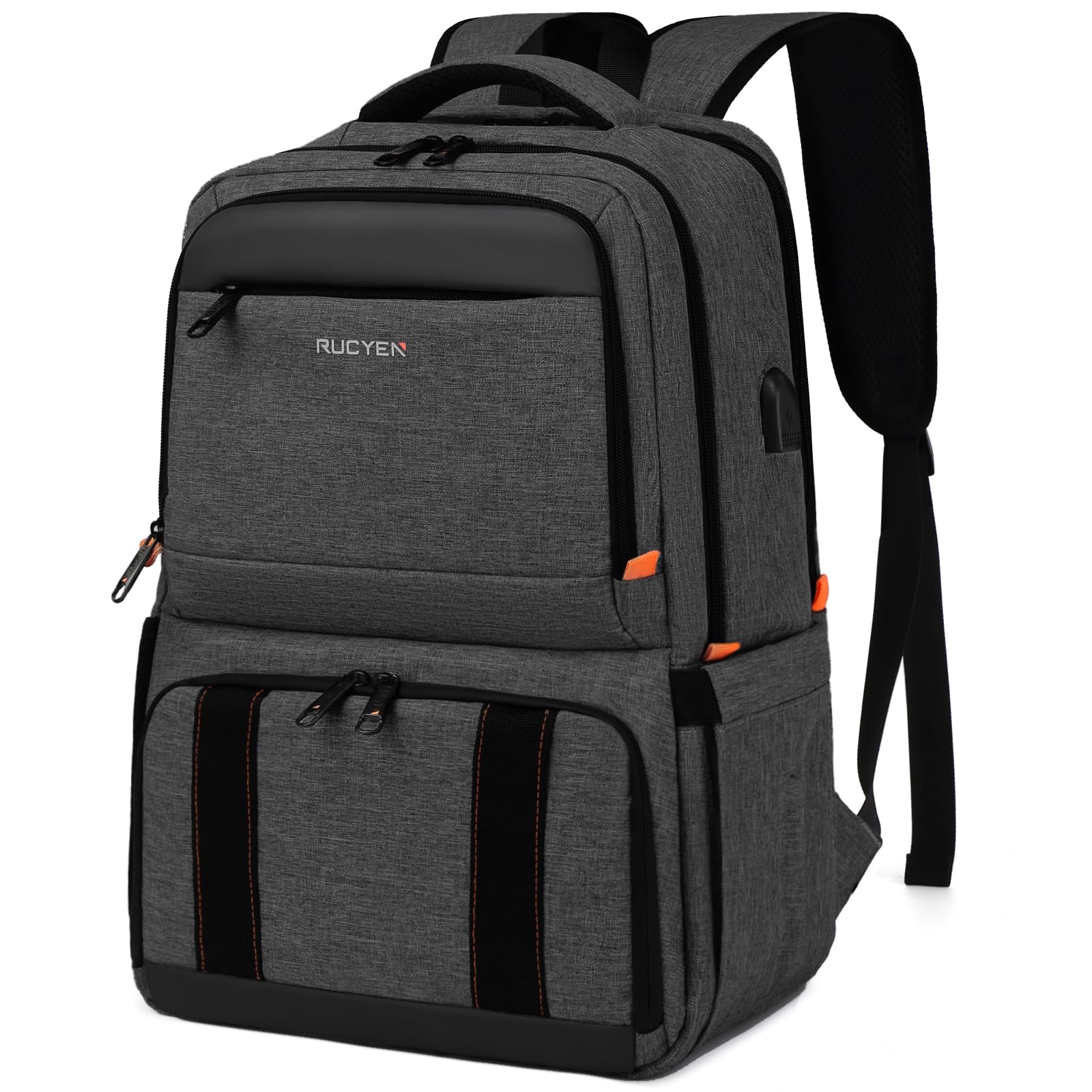 Mochila De Almoço Rucyen Insulated Cooler 15,6" Para Laptop Preta