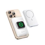 Carregador Portátil Sem Fio Mavulo 2 Em 1 12000mah Para Iphone
