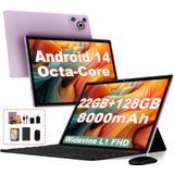 Tablet Dghrti 2025 Android 14 10.1" 22 Gb Ram 128 Gb Rom Roxo