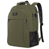 Mochila De Viagem Para Laptop Matein 15,6" Com Porta Usb Verde