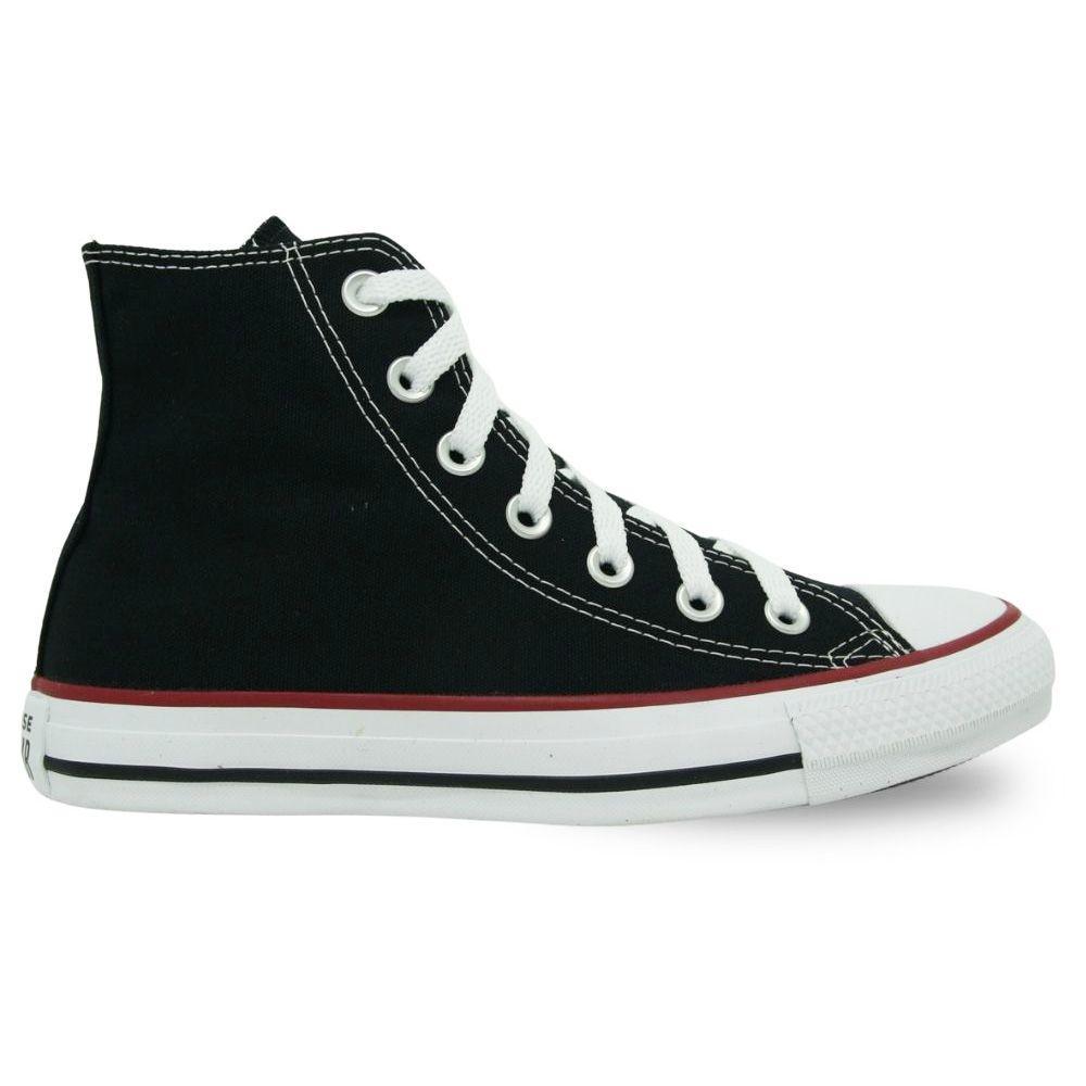 Tenis All Star Chuck Taylor Cano Alto Ref Ct0004 Preto/vermelho/preto 039