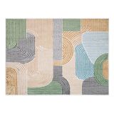 Tapete Sala Classic Mosaico Gelo 66x120cm Desenho Organico