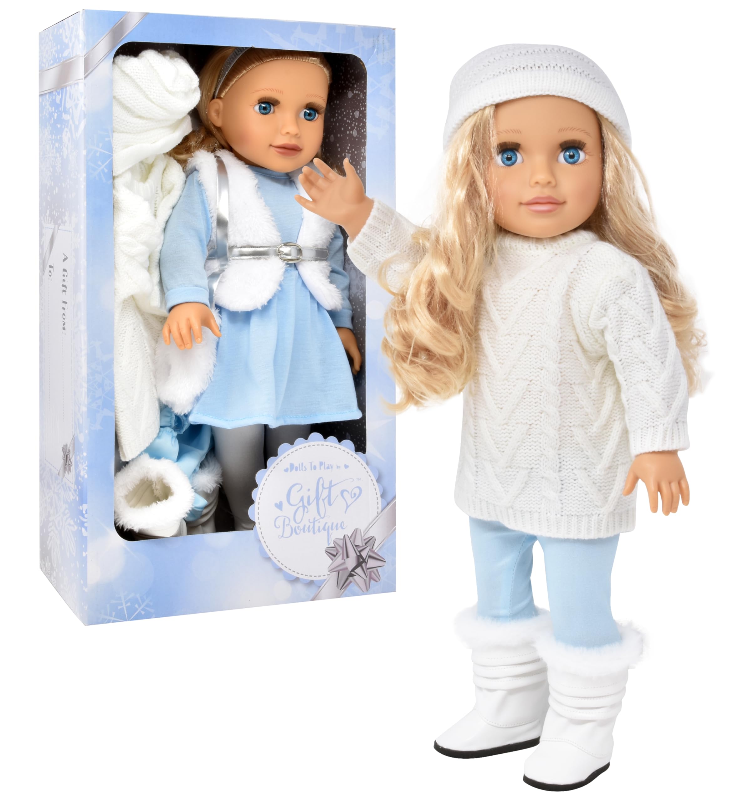 Boutique De Presentes Fashion Doll De 18 Polegadas Com Roupas E Acesso.