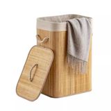 Cesto De Roupas De Bambu - Elegância E Sustentabilidade