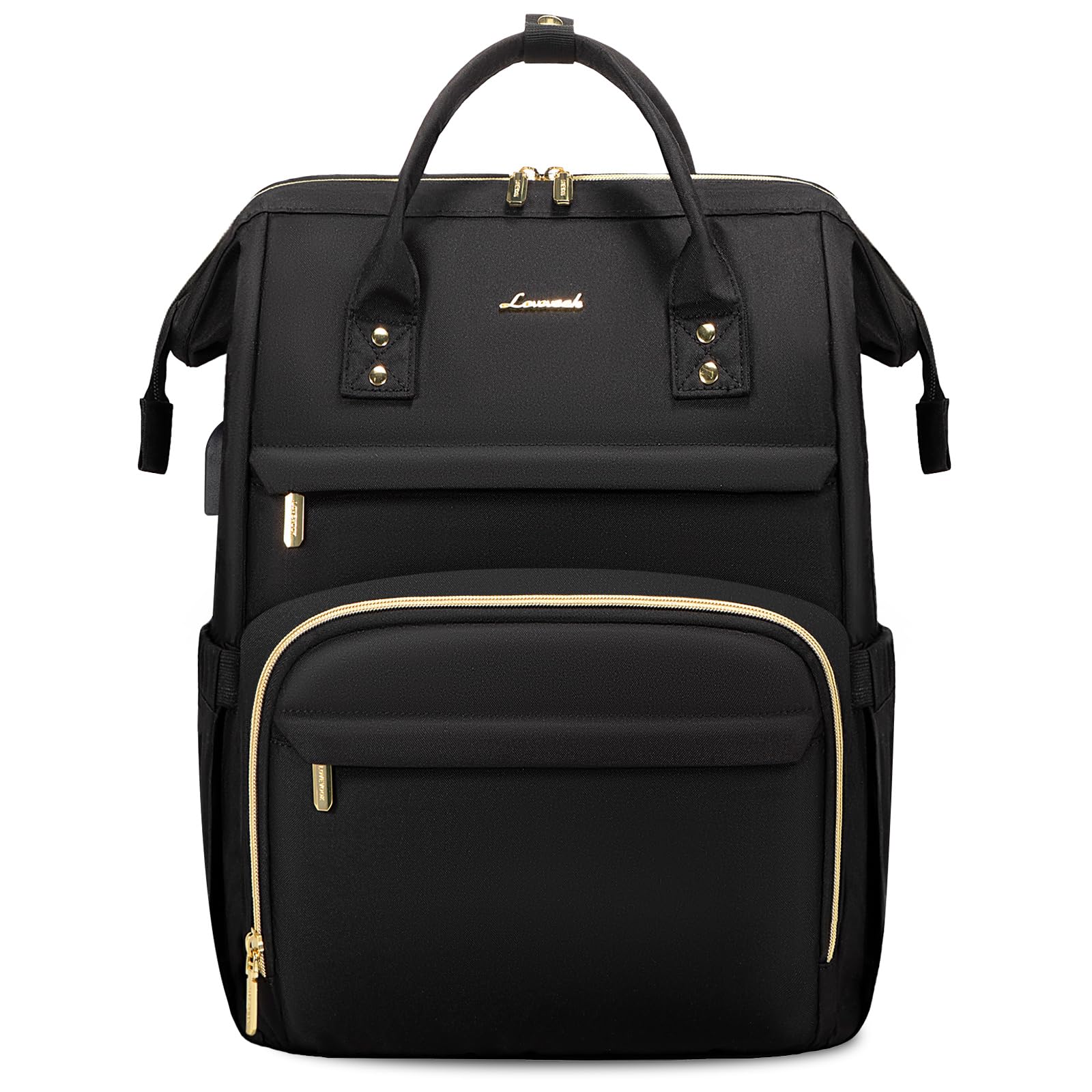 Mochila Para Laptop Lovevook Para Mulheres De 45 Cm À Prova D'água Com Porta Usb