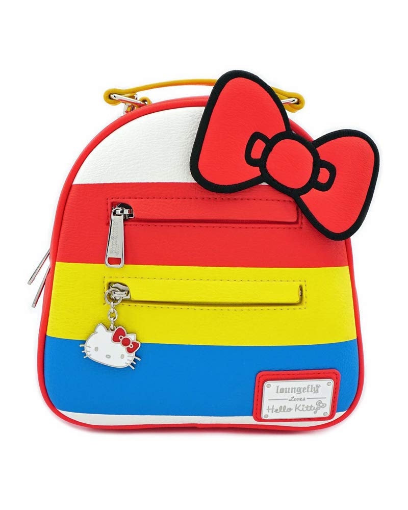 Mochila Loungefly Hello Kitty 45th Anniversary Stripes