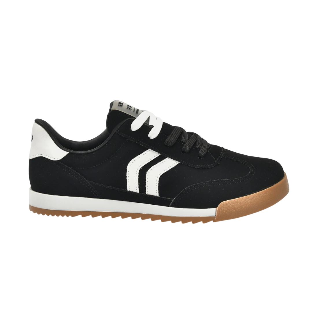 Tenis Via Marte Casual Ref 237-001-01 Preto/branco 035